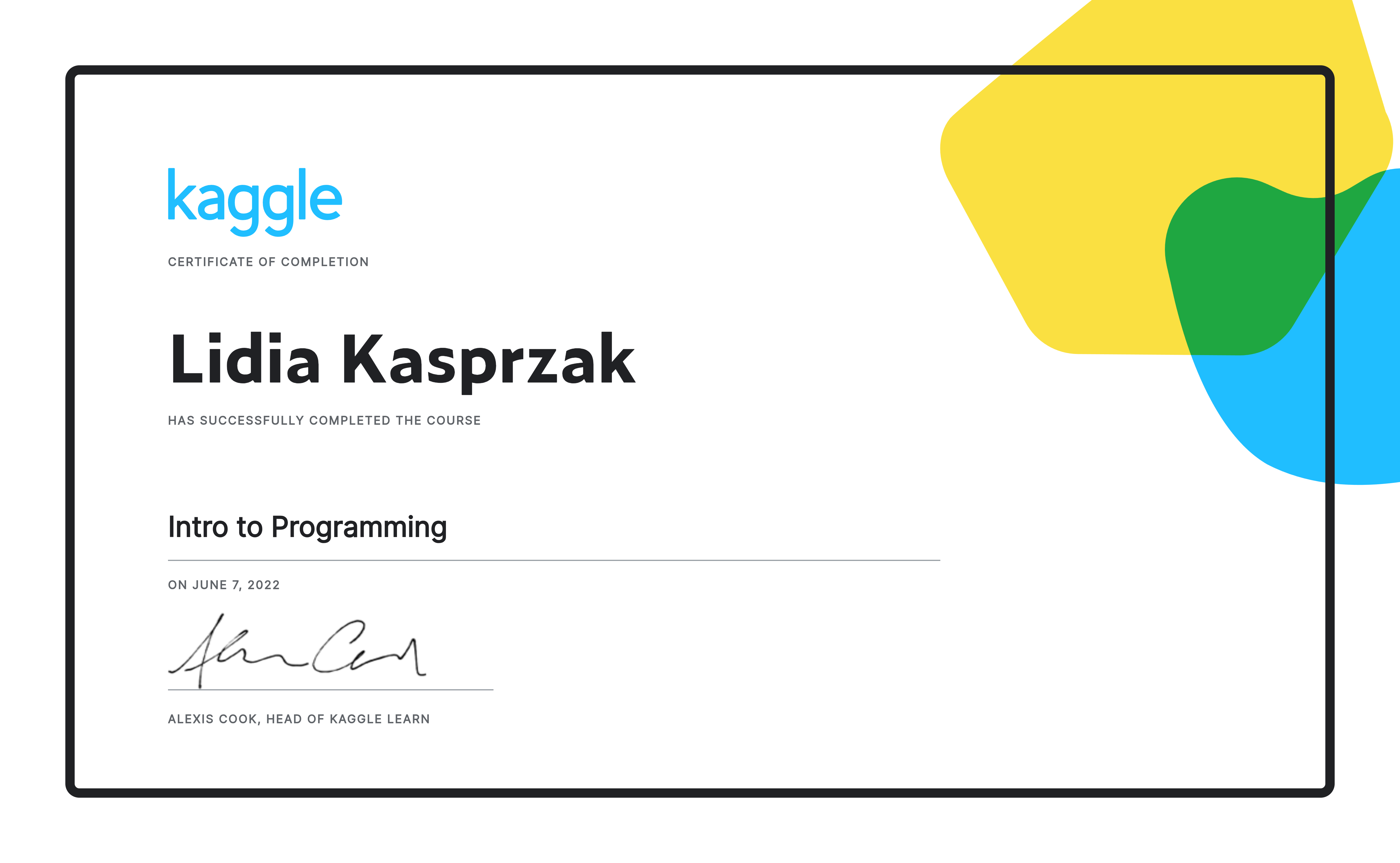 Intro to Programming